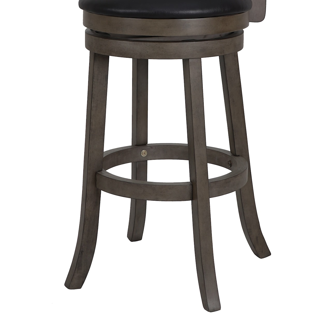 New Classic Manny MANNY GREY AND BLACK 30" SWIVEL | STOOL