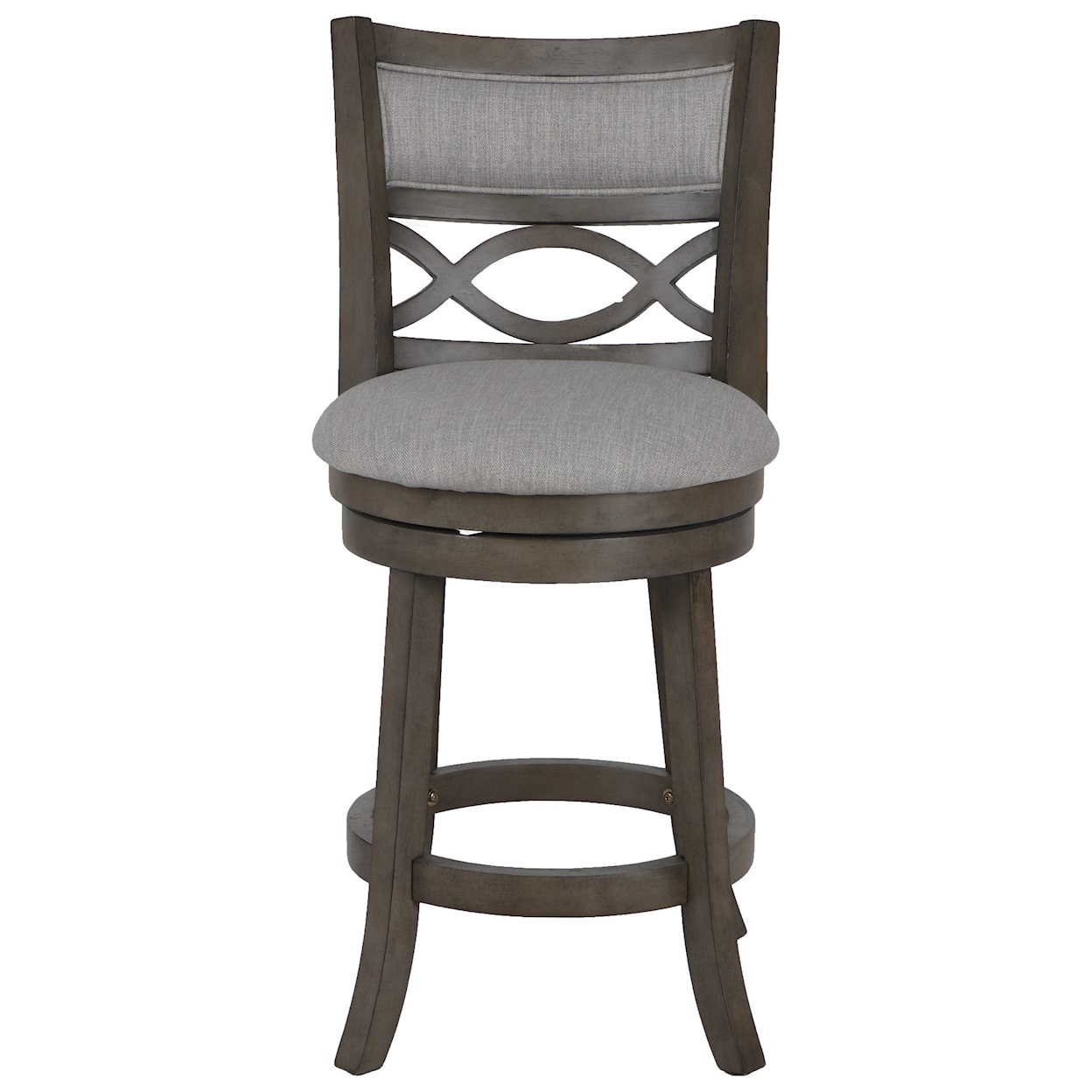 New Classic Furniture Manchester 24" Counter Stool with Fabric Seat