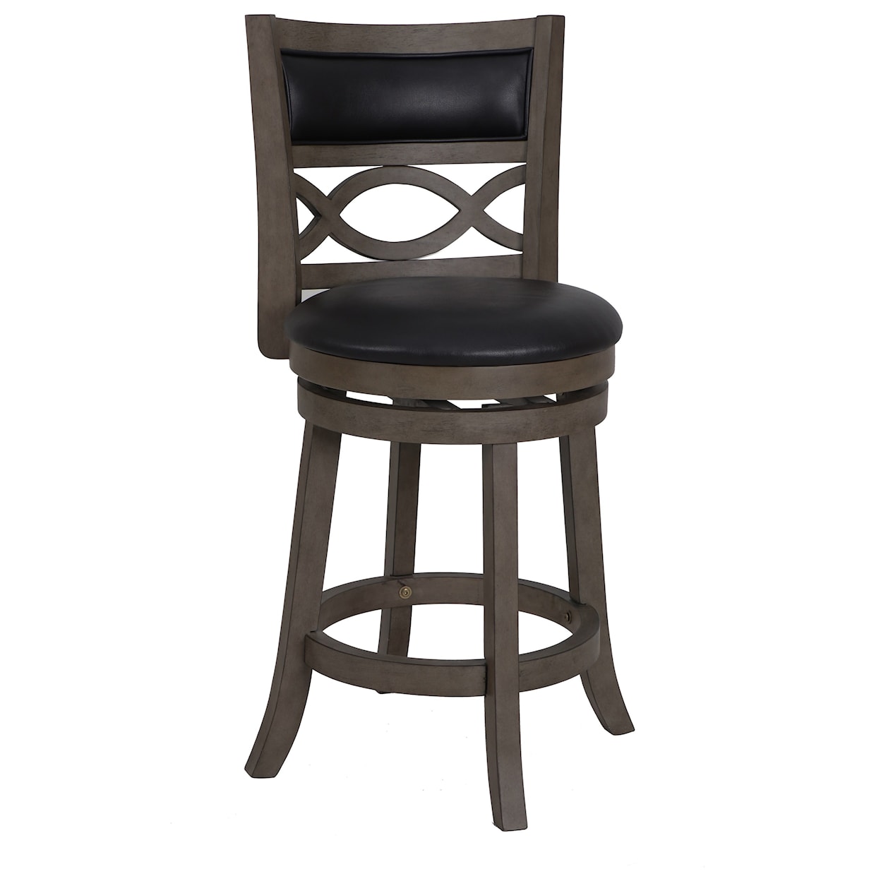 New Classic Manchester 24" Counter Stool with Polyurethane Seat