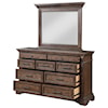 New Classic Furniture Mar Vista Dresser and Mirror Set