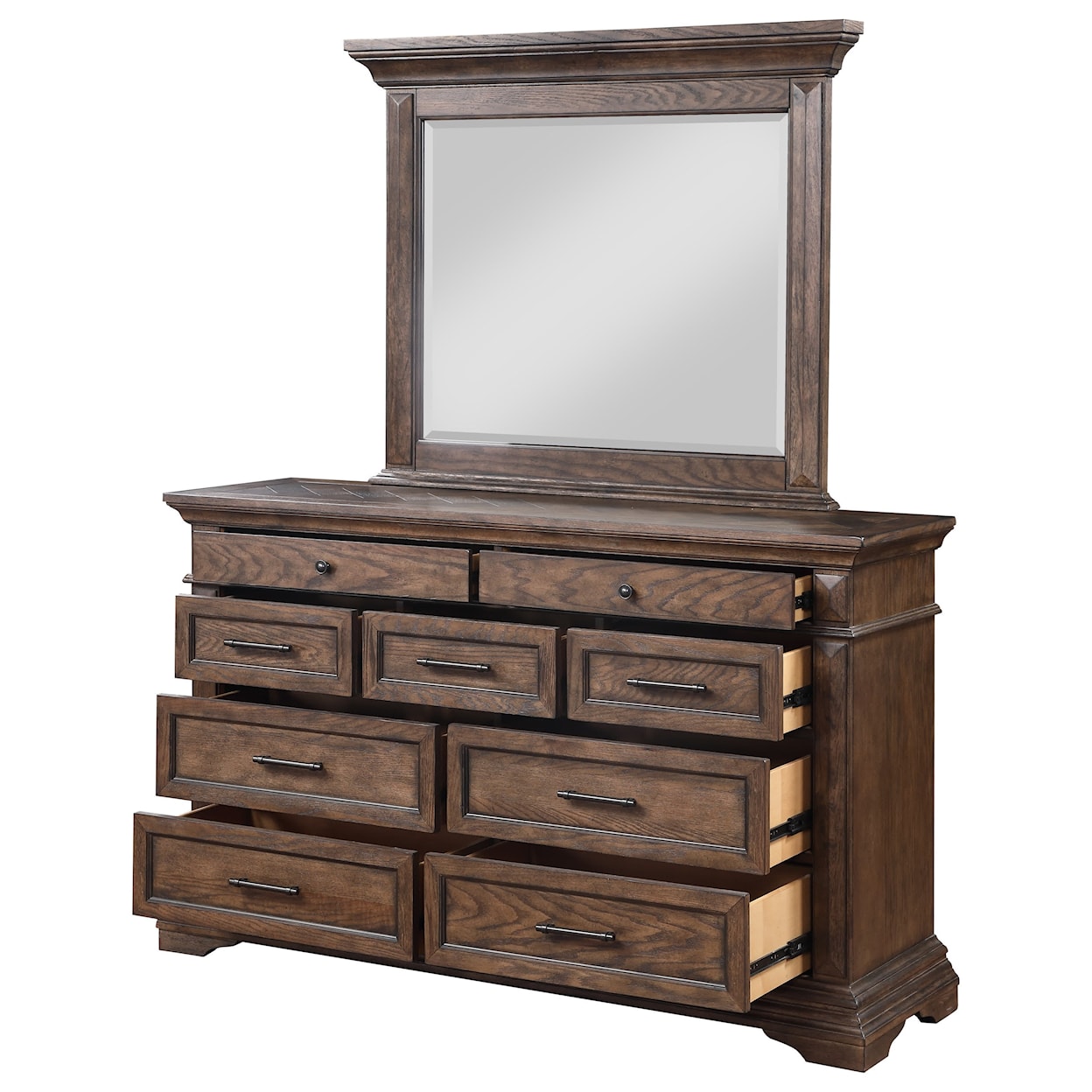 New Classic Mar Vista Dresser and Mirror Set