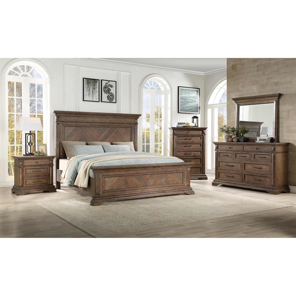 New Classic Mar Vista King Panel Bed