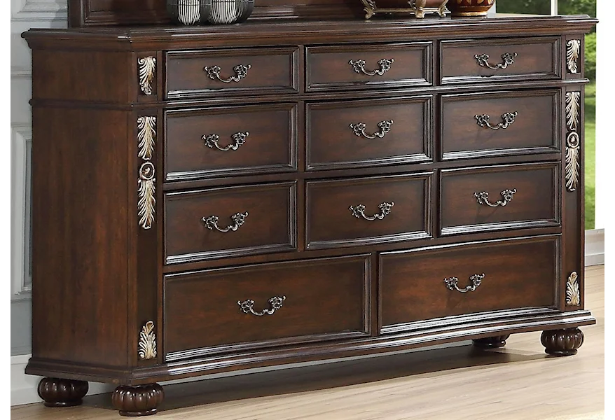 Maximus Triple Dresser by New Classic at Royal Furniture