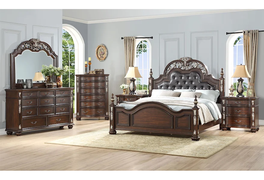 Maximus King Bedroom Group by New Classic at Beck's Furniture