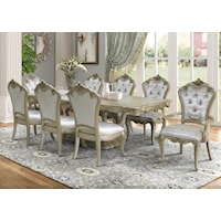 Traditional 9-Piece Dining Set 