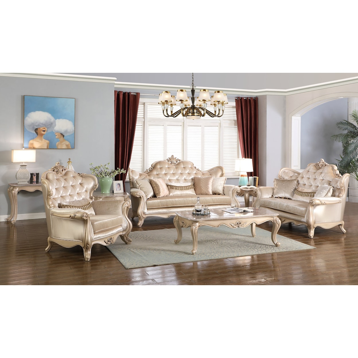 New Classic Furniture Monique Living Room Group