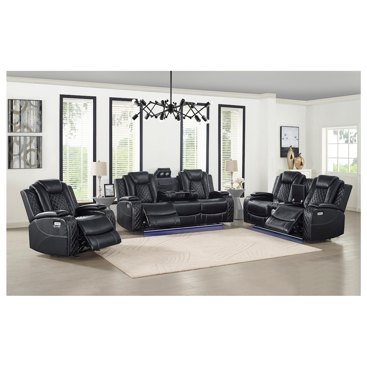 New Classic Furniture Orion 3PC POWER 2 SET