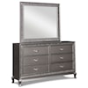 New Classic Furniture Park Imperial Dresser and Mirror Set