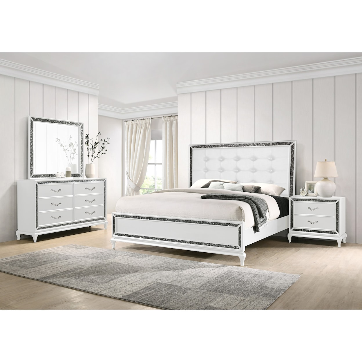 New Classic Furniture Park Imperial California King Panel Bed