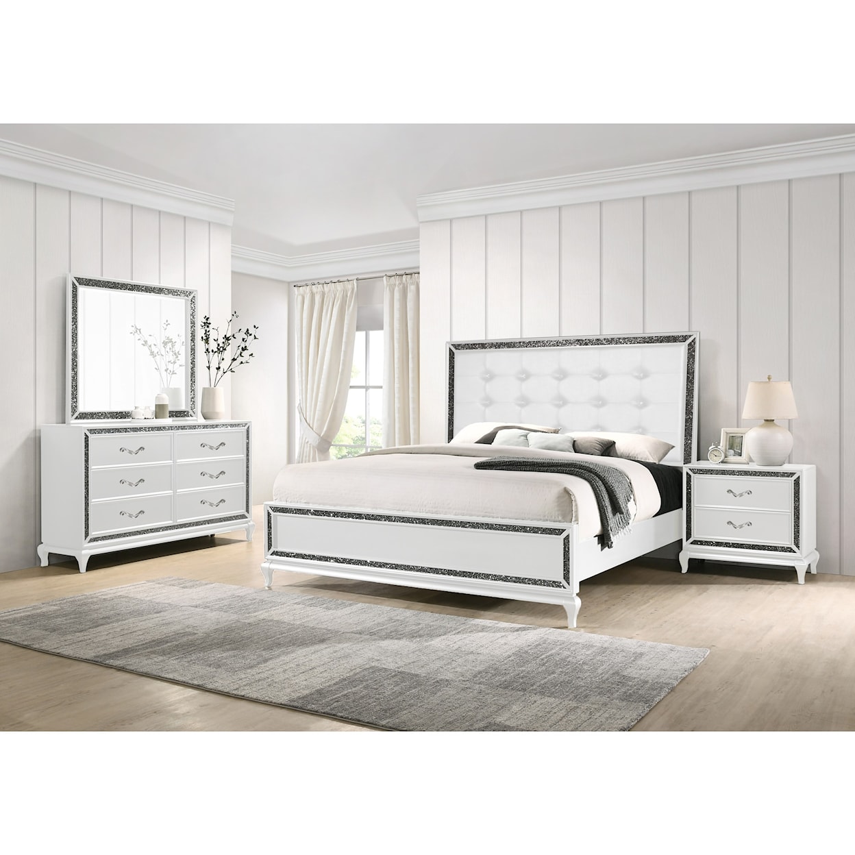 New Classic Furniture Park Imperial Queen Panel Bed