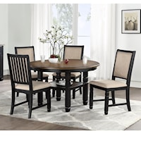 Farmhouse 5-Piece Table and Chair Set