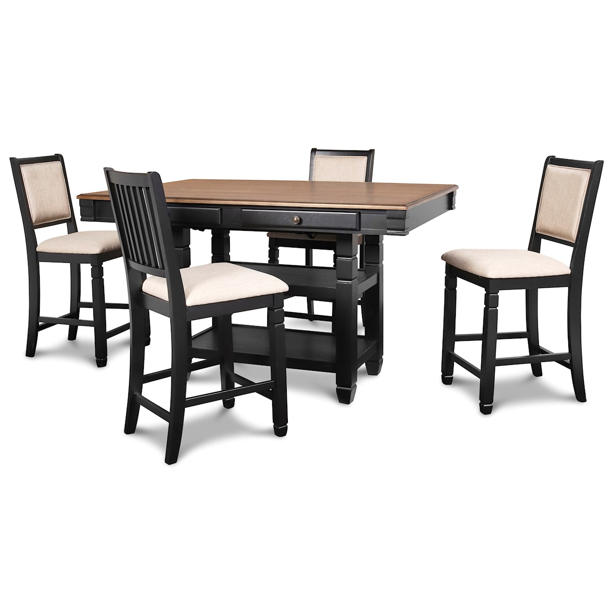 New Classic Prairie Point 5-Piece Table and Chair Set