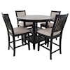 New Classic Furniture Prairie Point 5-Piece Table and Chair Set