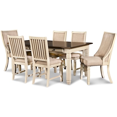 7-Piece Table and Chair Set