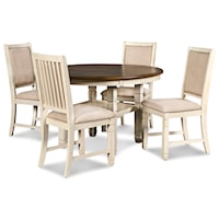 Farmhouse 5-Piece Table and Chair Set