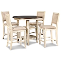 Farmhouse 5-Piece Table and Chair Set