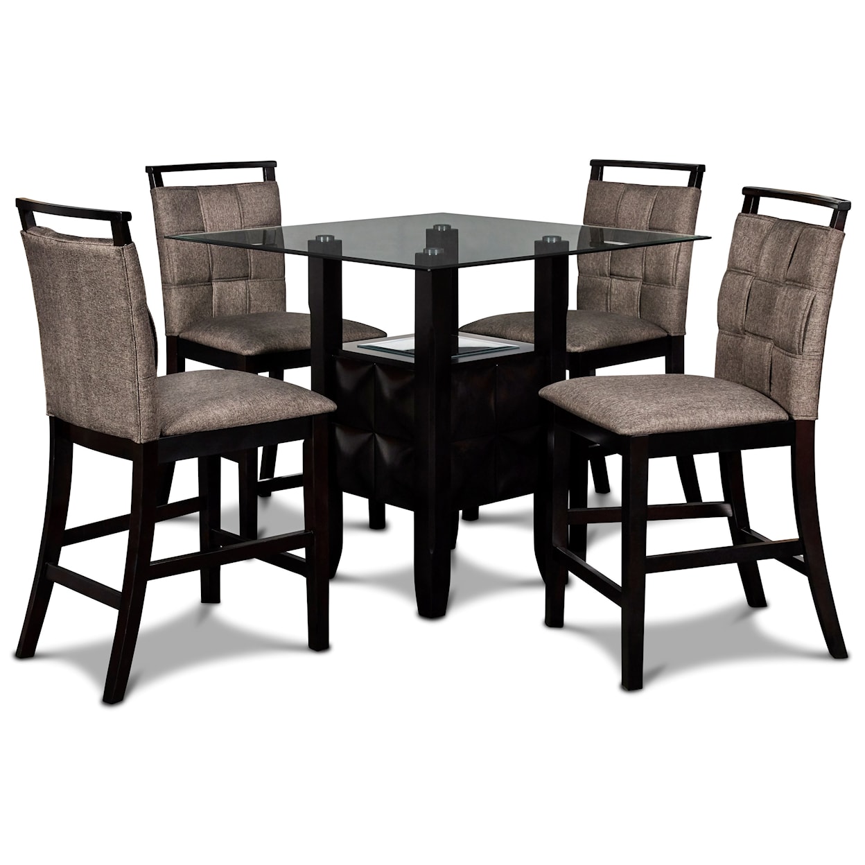 New Classic Furniture Prism Counter Dining Table
