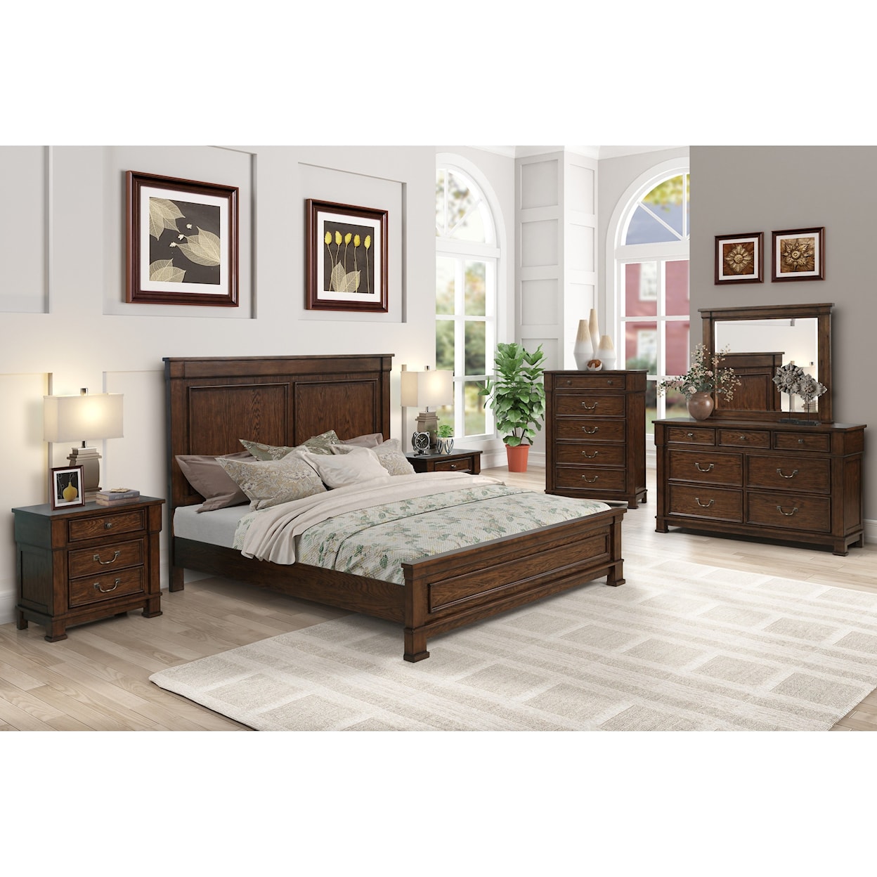 New Classic Furniture Providence California King Bedroom Group 