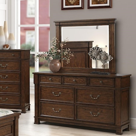 Dresser and Mirror