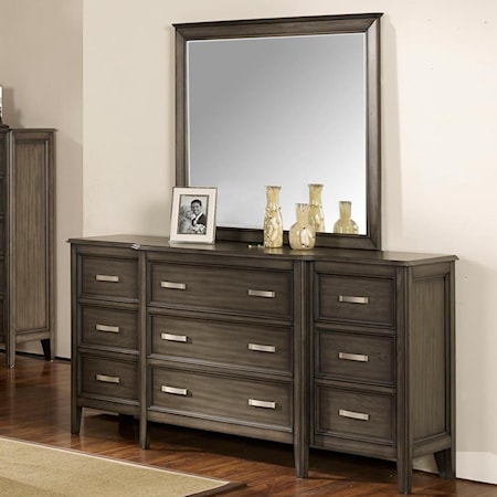 Dresser and Mirror