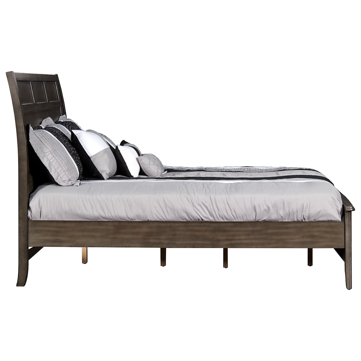 New Classic Richfield Smoke Full Platform Bed