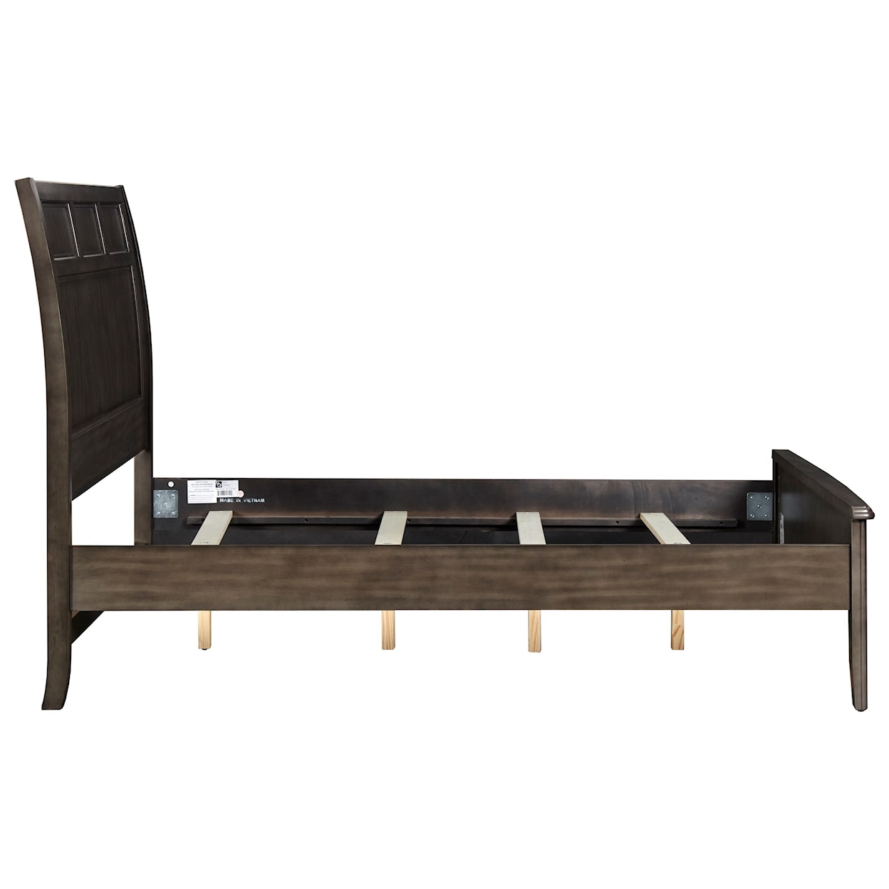 New Classic Richfield Smoke Full Platform Bed