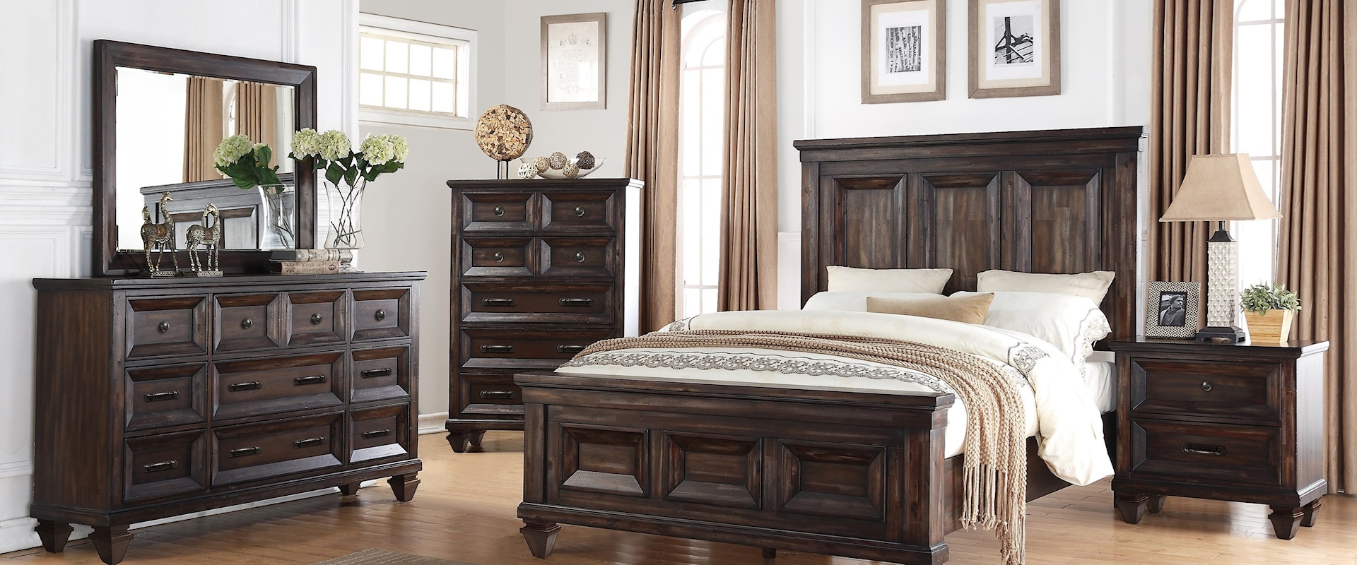 Queen Bedroom Group - Chest Not Included