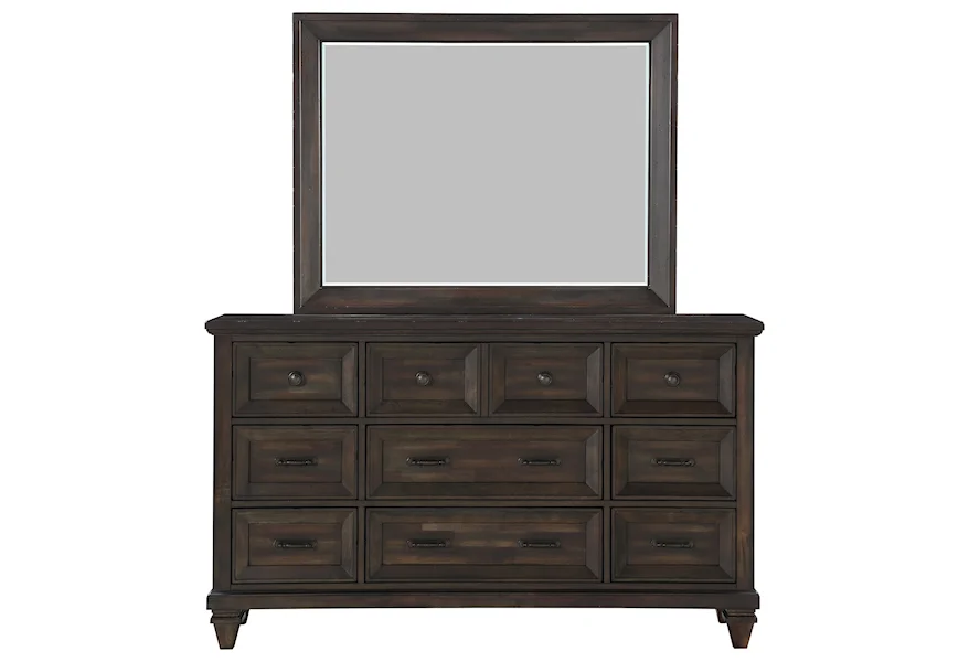 Sevilla Dresser and Mirror Set by New Classic at Beck's Furniture