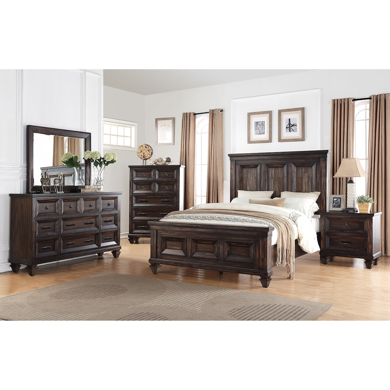 New Classic Newberry Queen Panel Bed