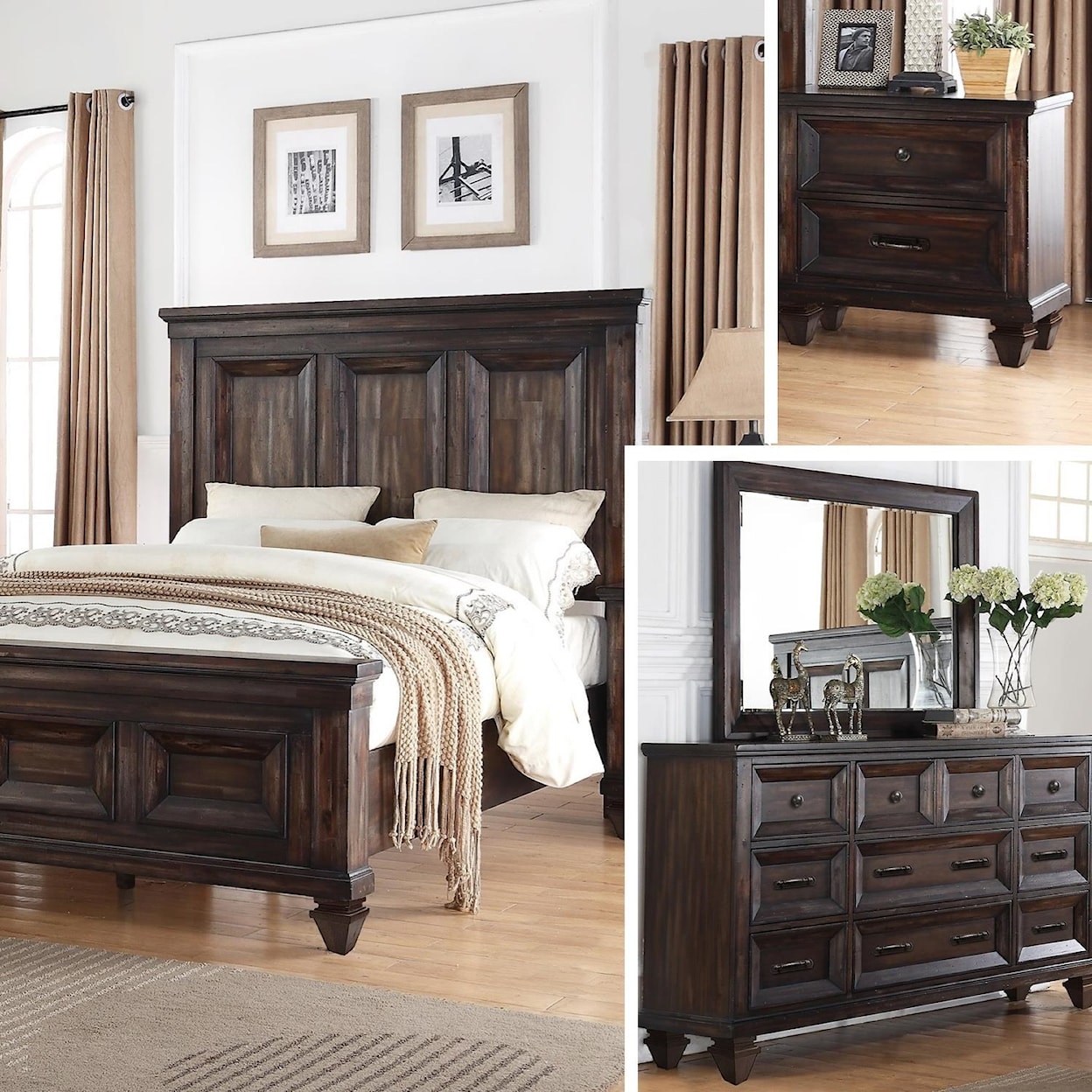 New Classic Newberry 4 Piece King Bedroom Set