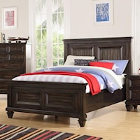 Traditional Twin Panel Bed