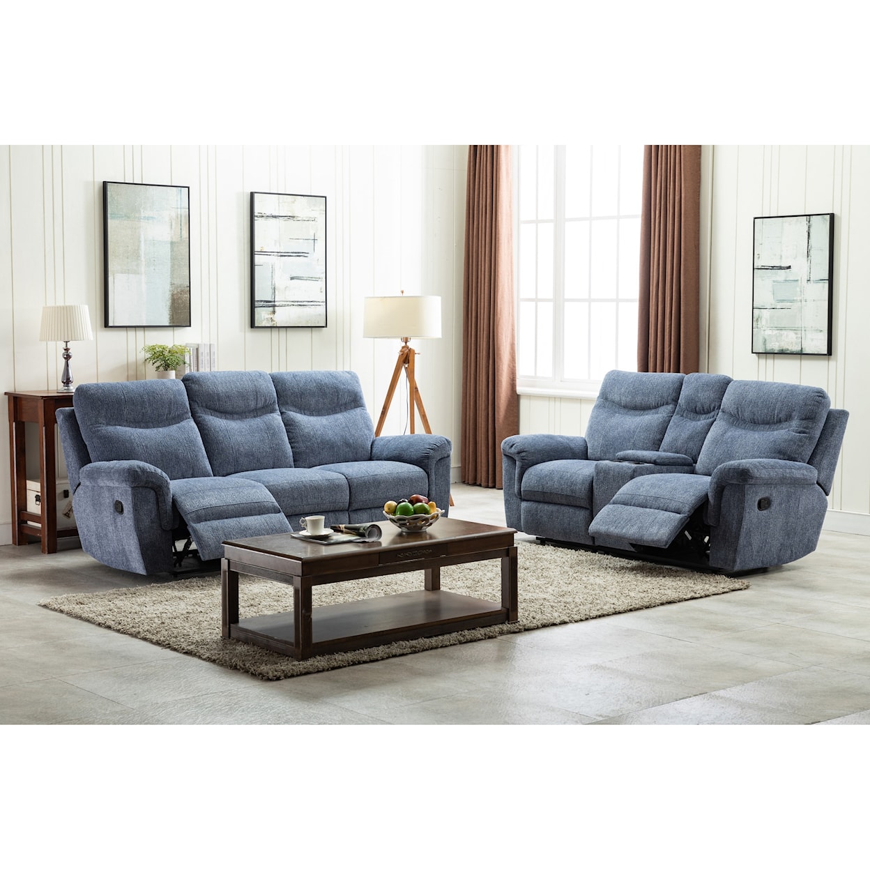 New Classic Sheffield Reclining Living Room Group