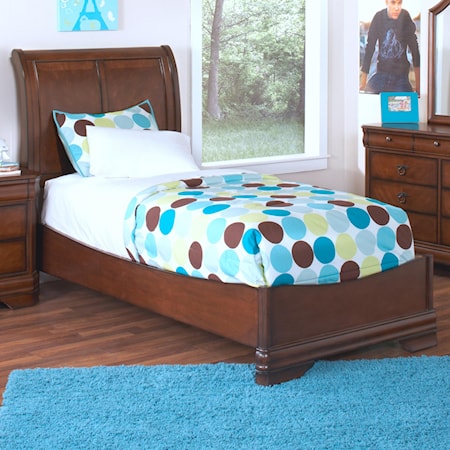 Twin Youth Panel Bed