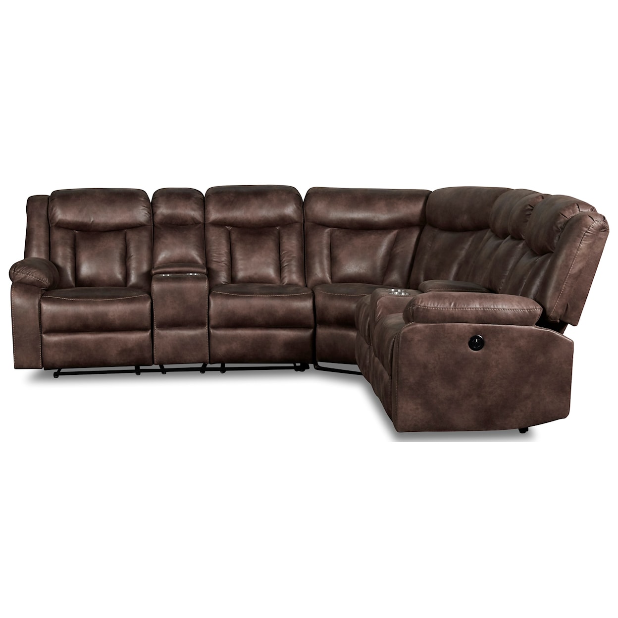 New Classic Stewart Power Reclining Sectional