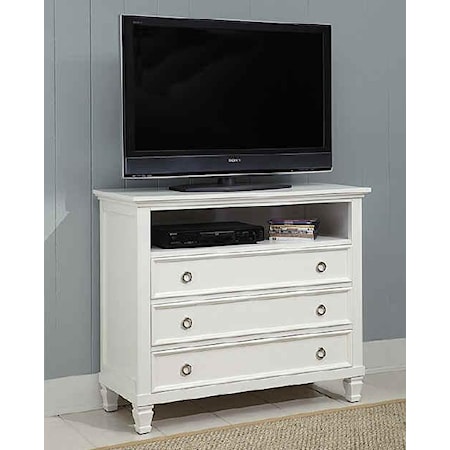 3-Drawer Media Chest