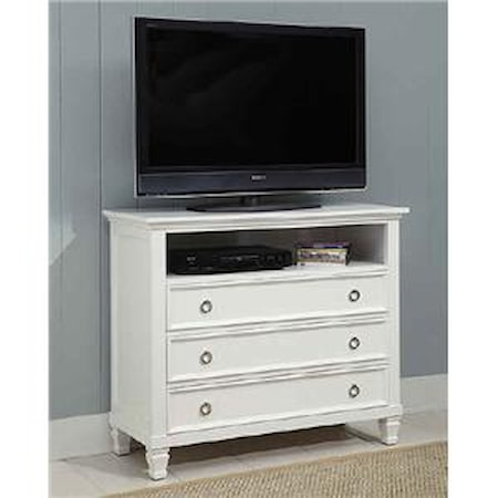 3-Drawer Media Chest