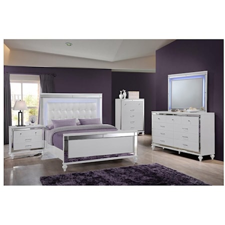 Queen UPH Panel Bed Package