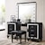 New Classic Furniture Valerie Vanity, Lighted Mirror, and Stool Set