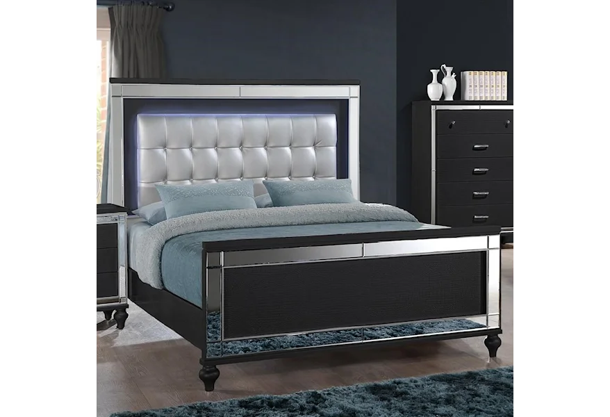 Valentino Twin Bed by New Classic at Beck's Furniture