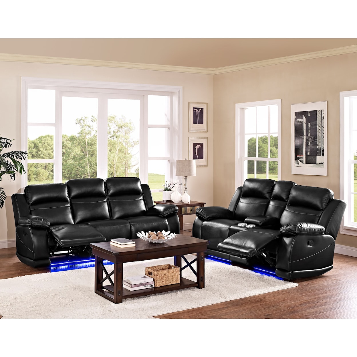 New Classic Furniture Vega Reclining Living Room Group