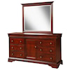 New Classic Versaille Dresser & Mirror Set