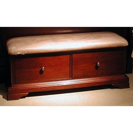2-Drawer Bench