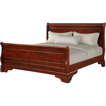 Traditional King Sleigh Bed