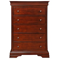 Traditional Drawer Chest with Lift Top