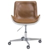 Happy Chair Abner Abner Office Chair, Distresed Caramel