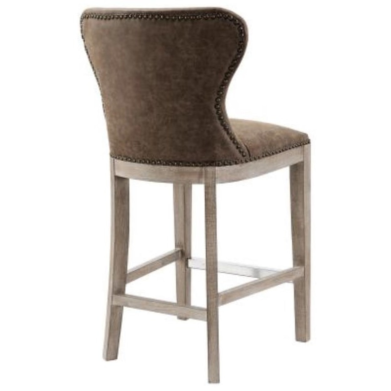 Happy Chair Dorsey Dorsey Counter Stool, Nubuck Chocolate