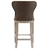 Happy Chair Dorsey Dorsey Counter Stool, Nubuck Chocolate