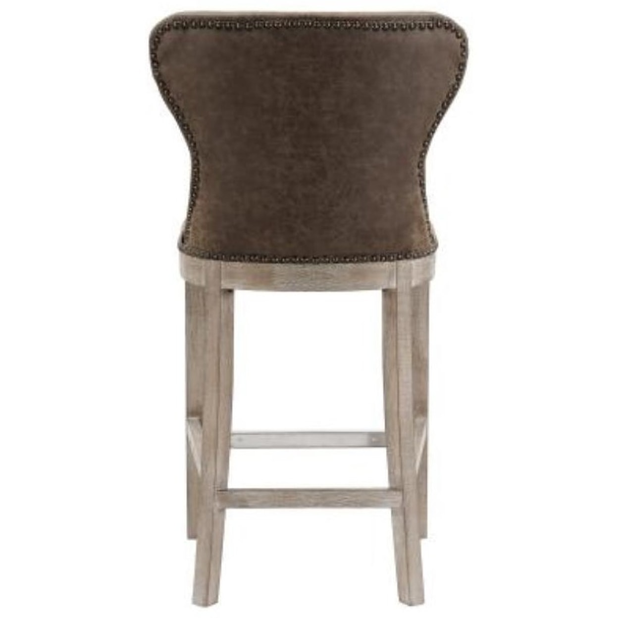 Happy Chair Dorsey Dorsey Counter Stool, Nubuck Chocolate