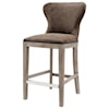 Happy Chair Dorsey Dorsey Counter Stool, Nubuck Chocolate