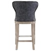 Happy Chair Dorsey Dorsey Counter Stool, Nubuck Charcoal